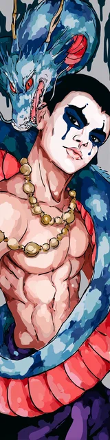 Free dragon bookmark featuring a shirtless man riding a dragon